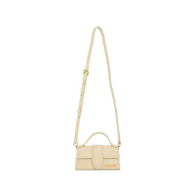 Le Bambino Leather Bag in Ivory