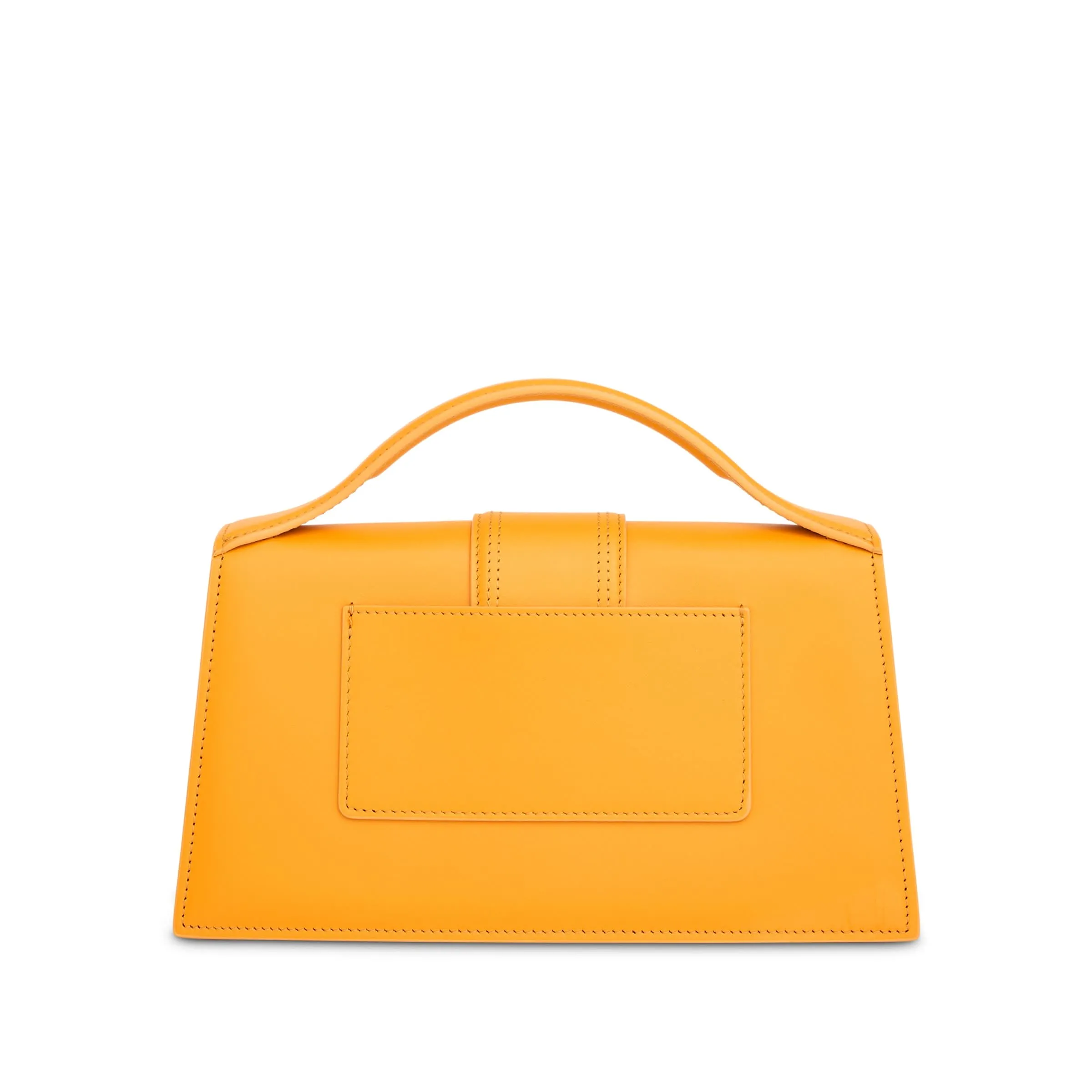 Le Gran Bambino Leather Bag in Dark Orange