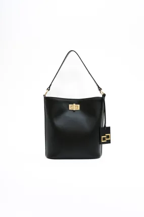 LEATHER BUCKET BAG