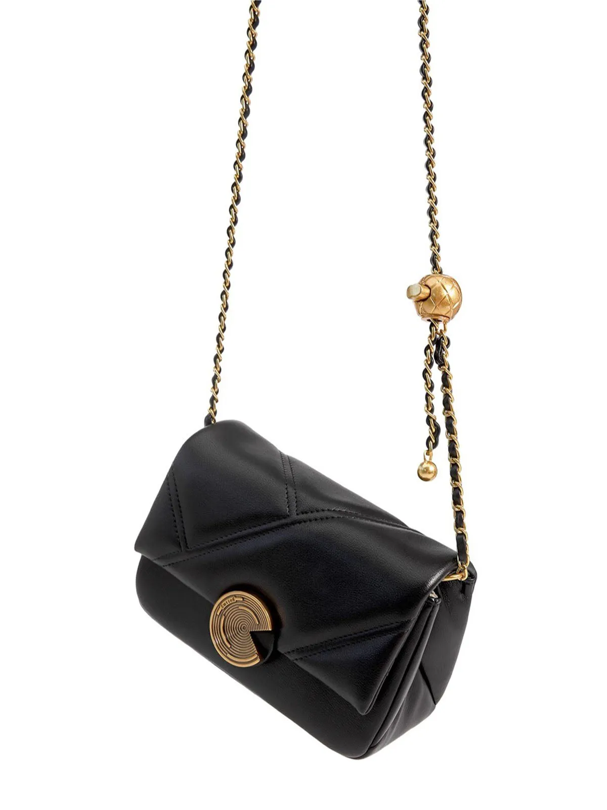 Leather Chain Crossbody Bag