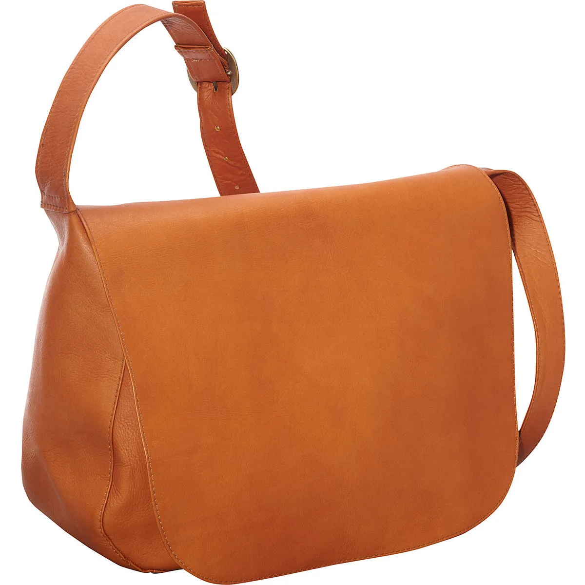 Ledonne Leather Classic Full Flap Should Bag