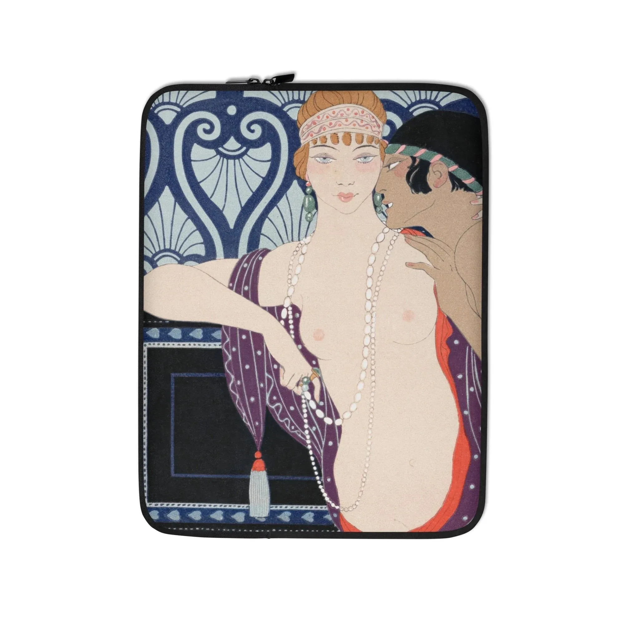 Les Trois Beautes de Mnasidika - George Barbier Laptop Sleeve