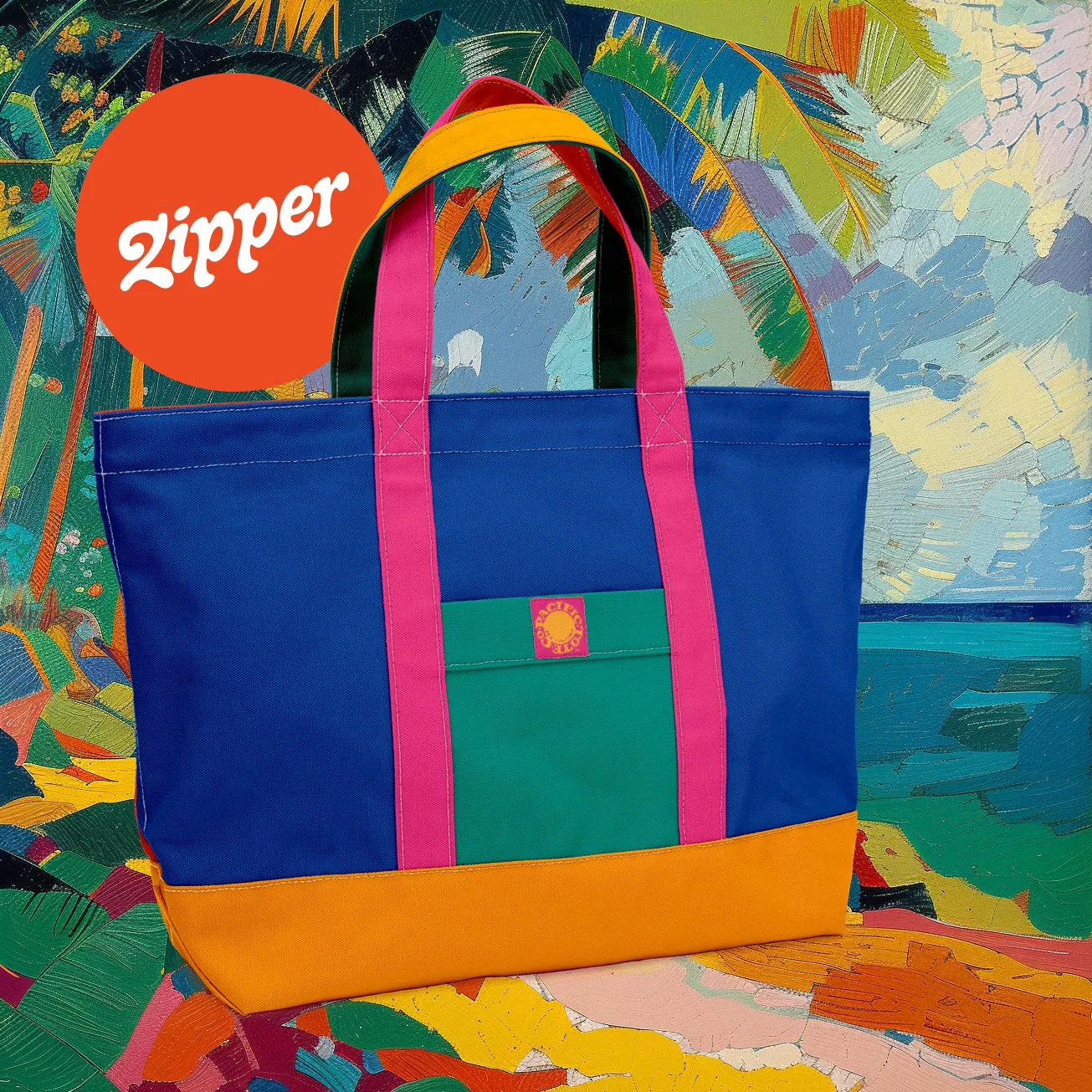 Limited Edition "Big Sur" Tote in Island Time