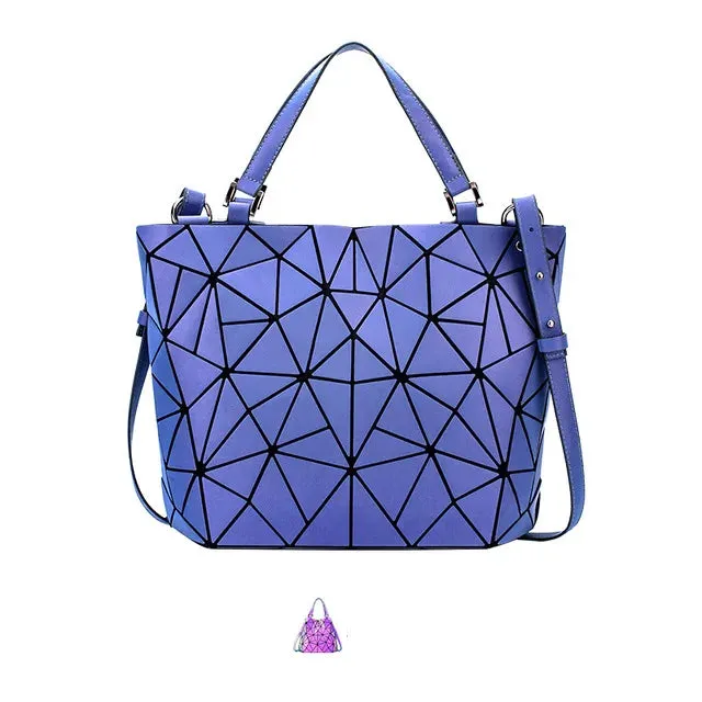 Luminous Sequins Geometric Bags