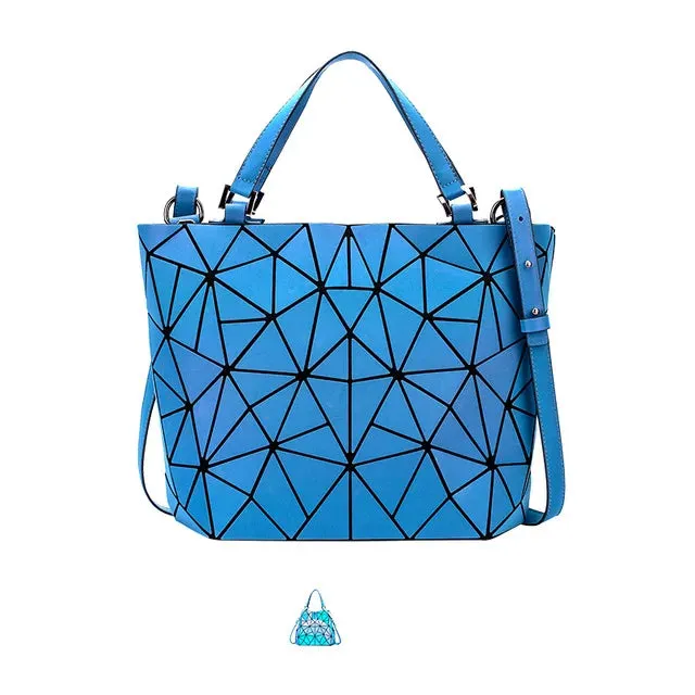 Luminous Sequins Geometric Bags