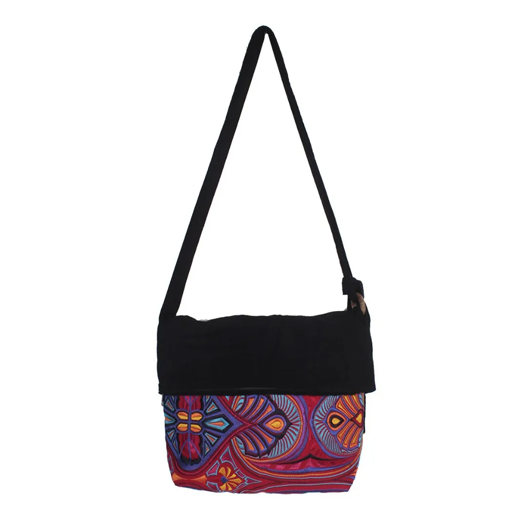 Luna Boho Tribal Embroidered Crossbody Bag - Thailand