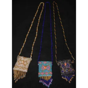 Magic Crystal Pouch Beaded Necklace