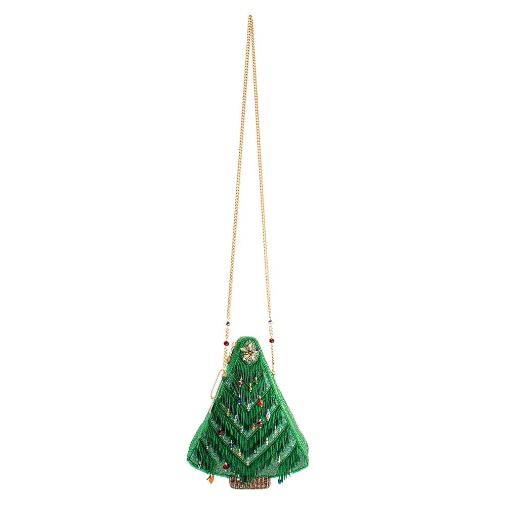 MAR Festive Fir Holiday Christmas Tree Crossbody Handbag