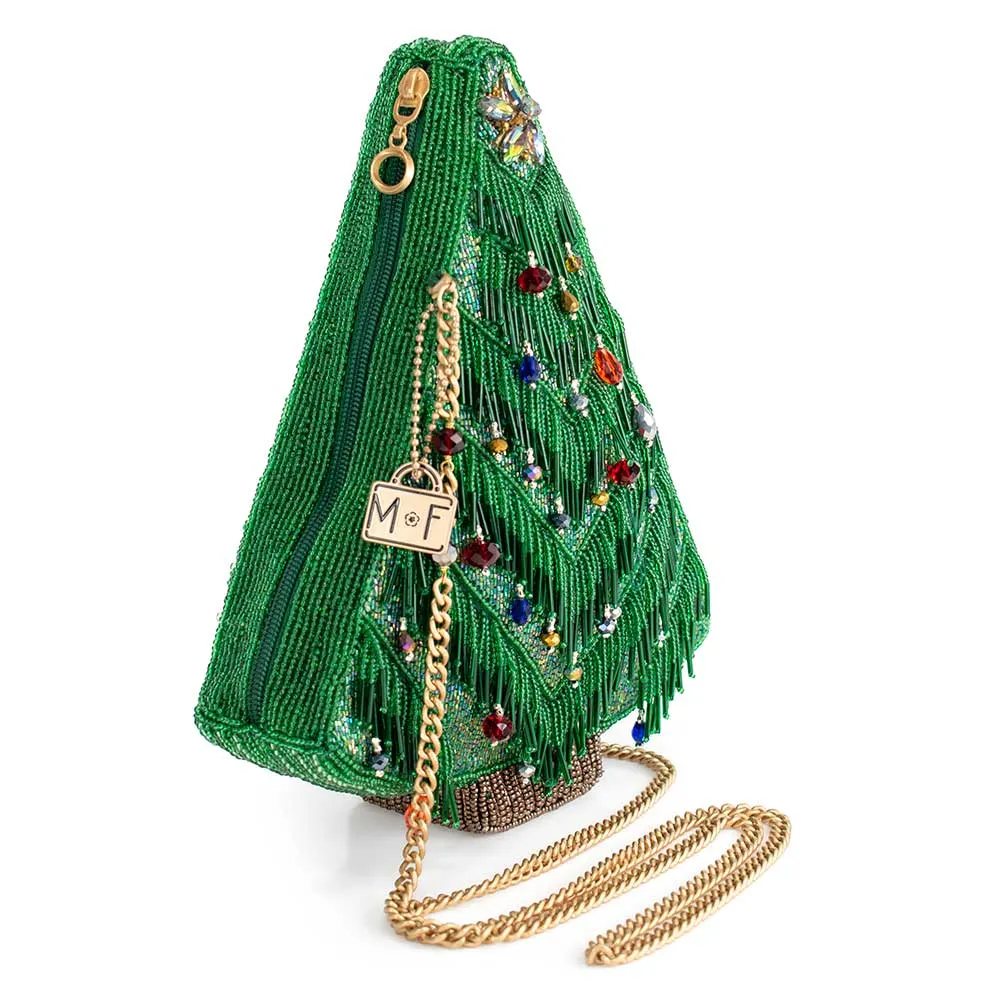 MAR Festive Fir Holiday Christmas Tree Crossbody Handbag