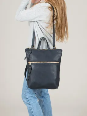 Melissa Convertible Backpack Black