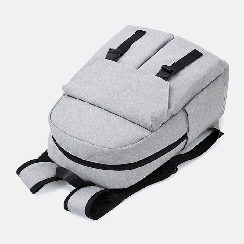 Men Casual Wild 15.6 Inch Large Capacity Laptop Bag USB Charging Waterproof School Backpack