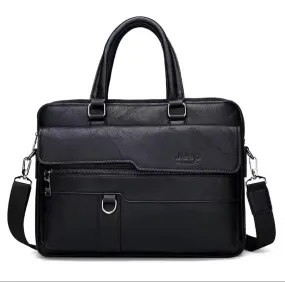 Men's Business Hot Large Capacity Leather Briefcase Laptop Bag B-221064