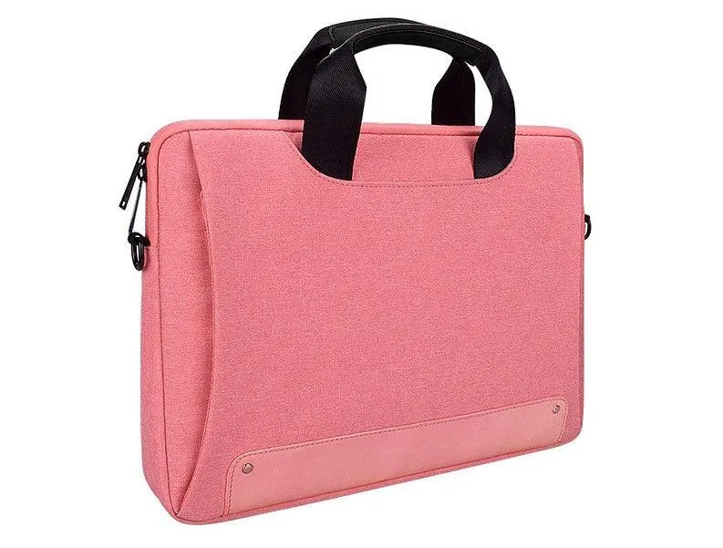 Men's Simple Briefcase Designed Ultra Light Laptop Bag-Pink