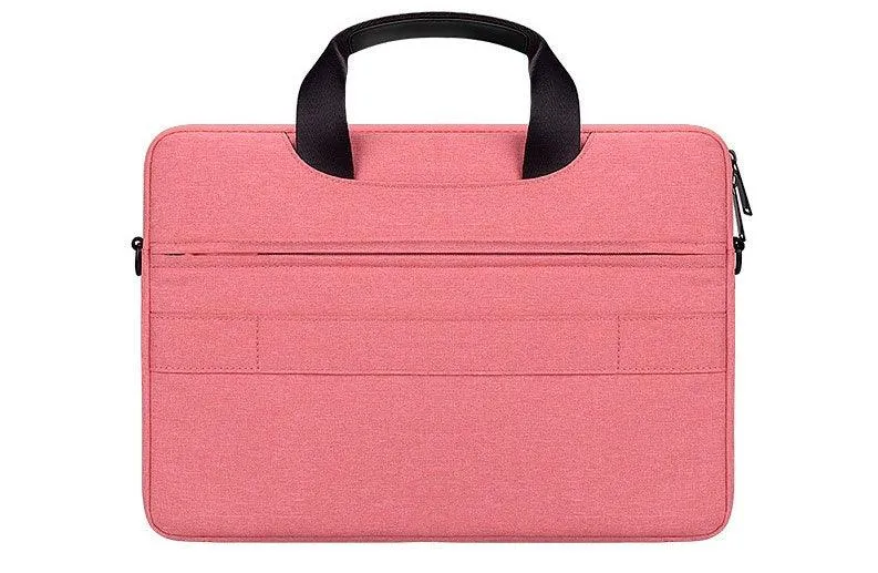 Men's Simple Briefcase Designed Ultra Light Laptop Bag-Pink