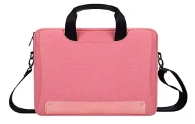 Men's Simple Briefcase Designed Ultra Light Laptop Bag-Pink