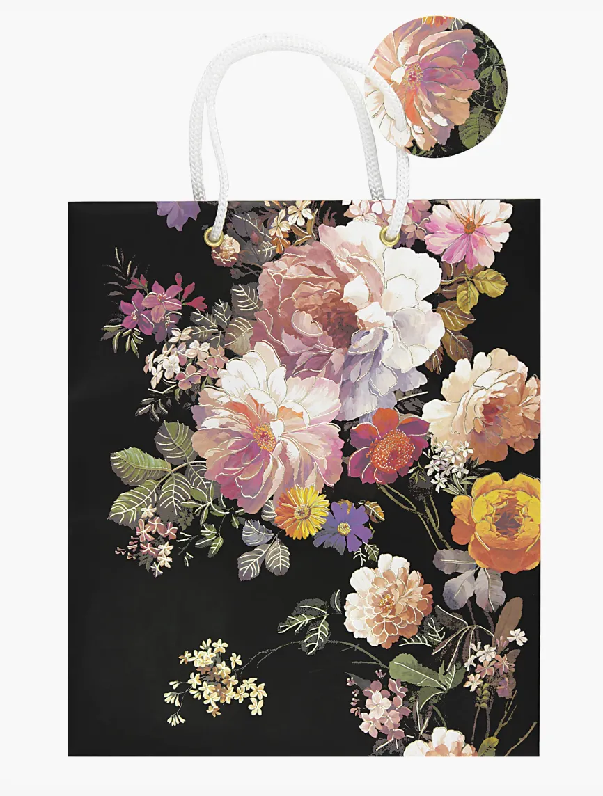 Midnight Floral Gift Bag