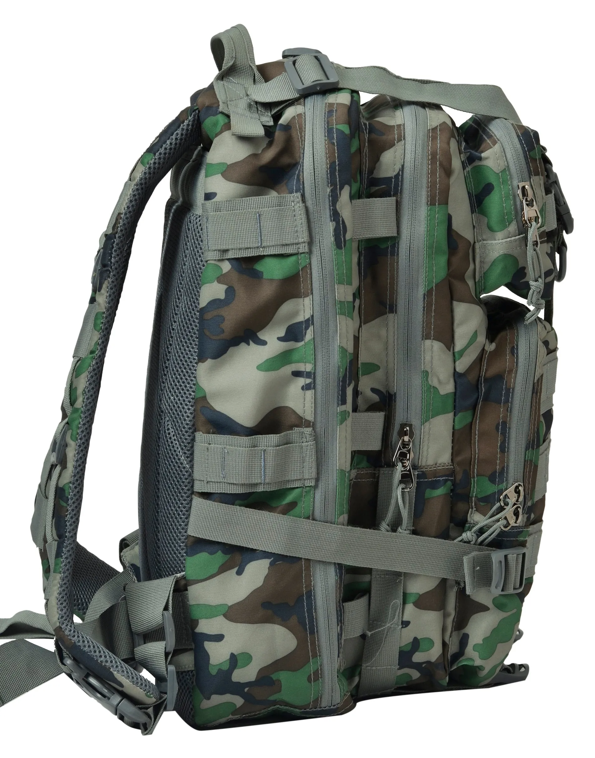 Military Tactical 29L Woodland A Camo Rucksack