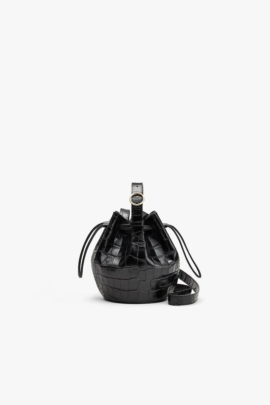 Mini Drawstring Bucket Bag