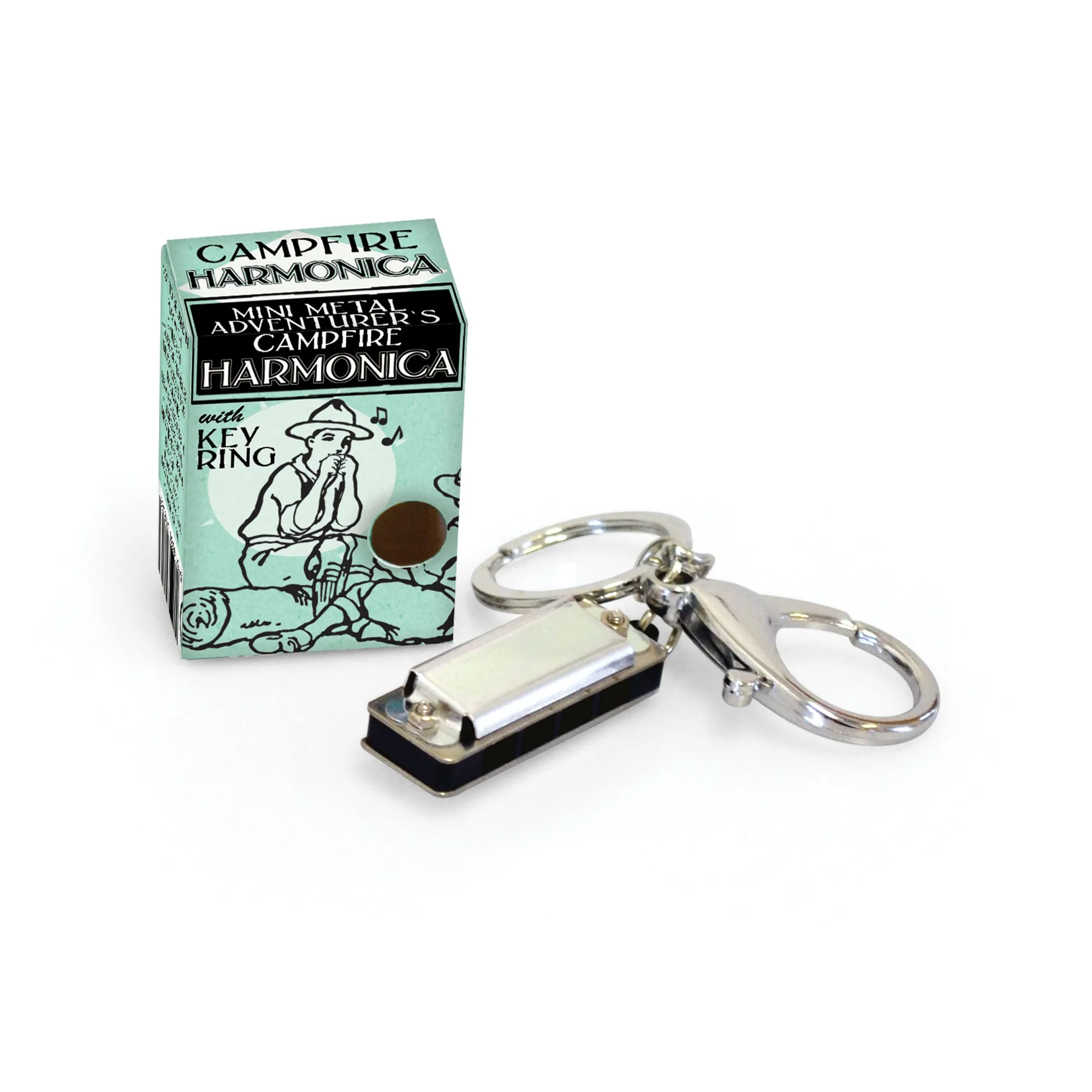 Mini Harmonica Keyring