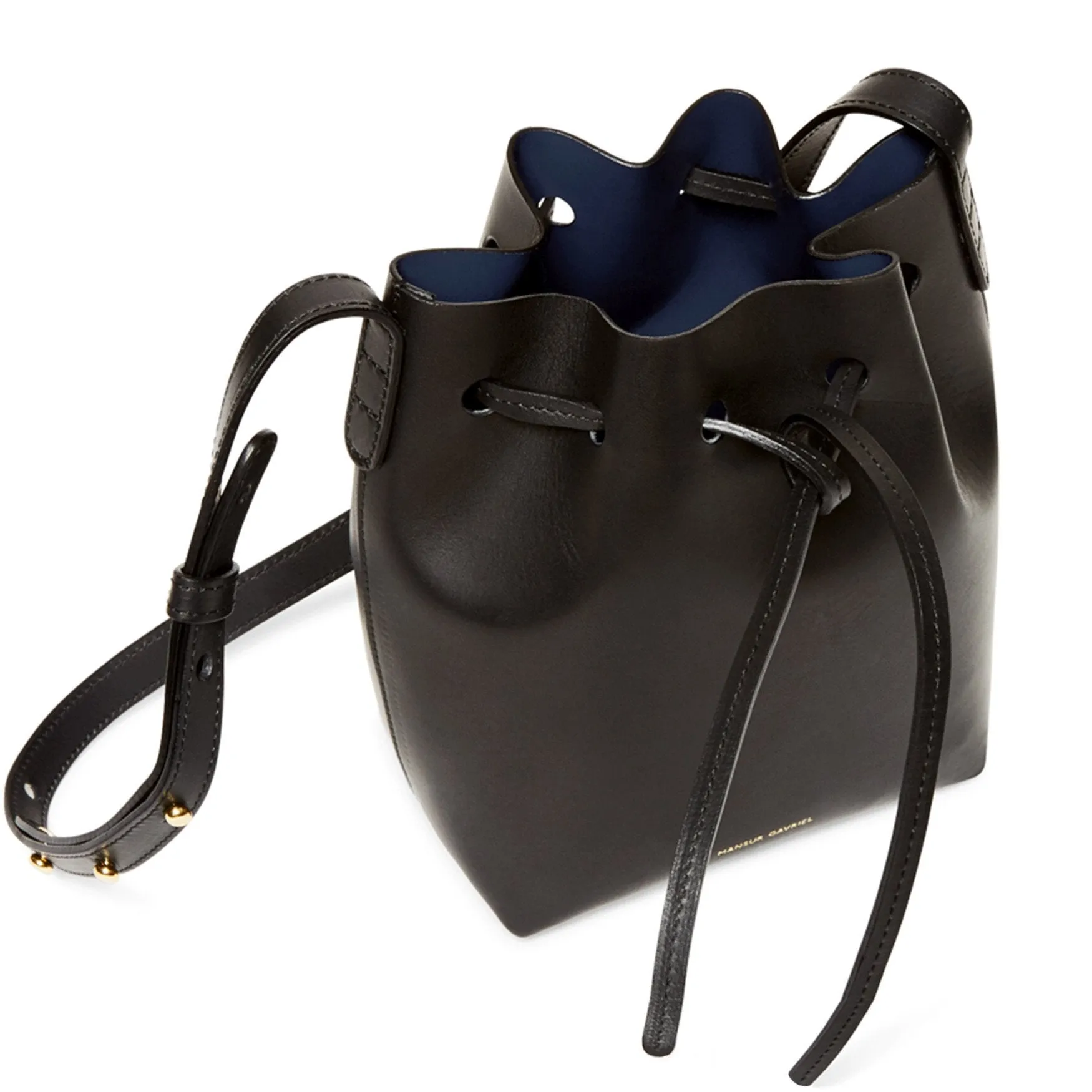 Mini Mini Bucket Bag - Black/Blu