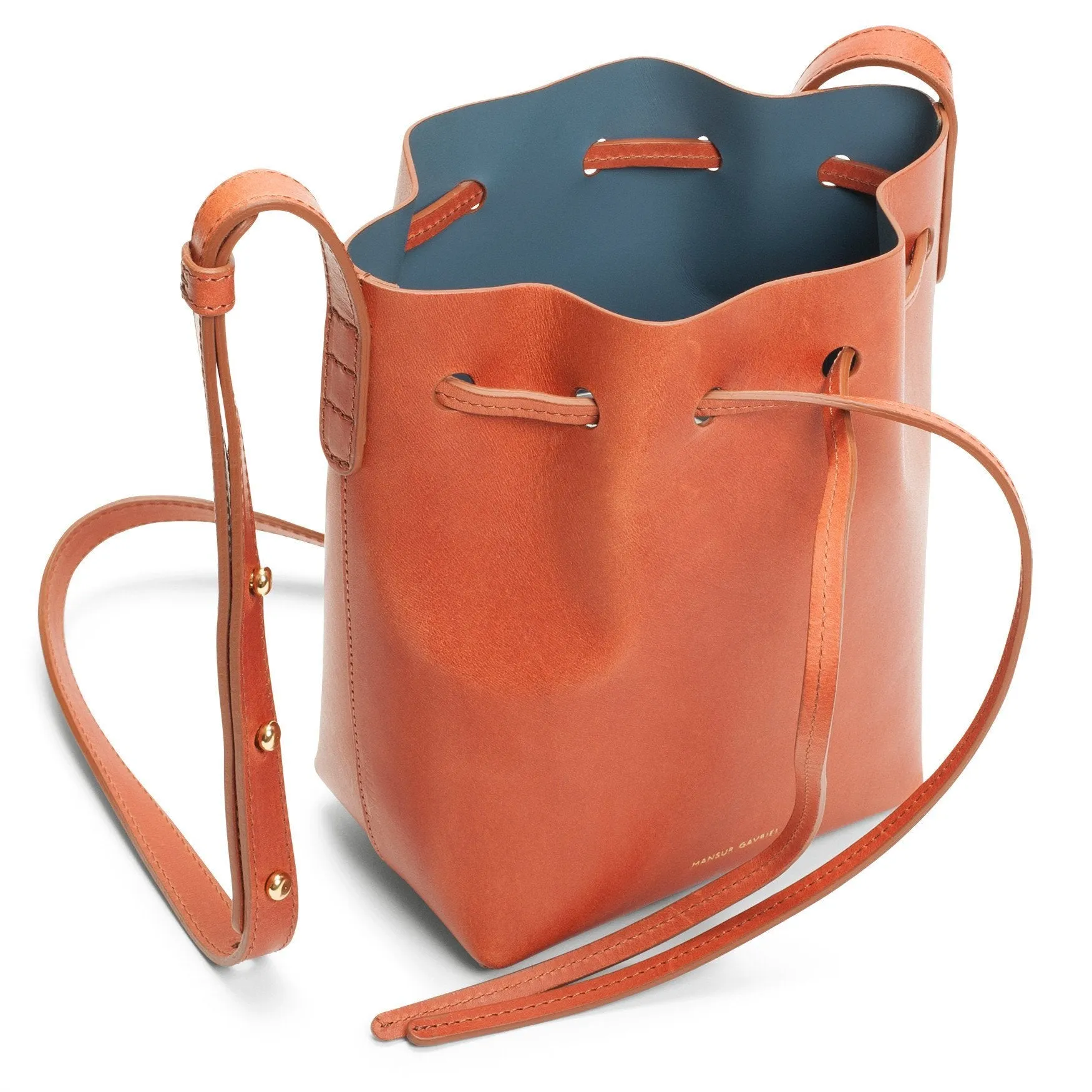 Mini Mini Bucket Bag - Brandy/Avion