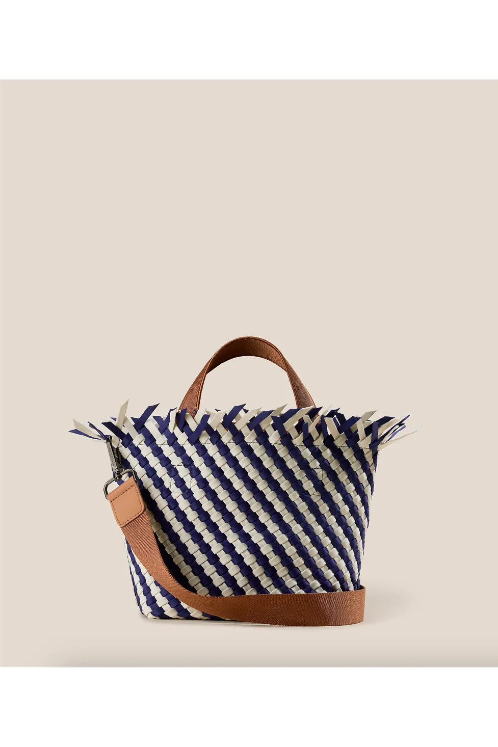 NAGHEDI Havana Small Tote Bag SN0199D | Venice (Striped)