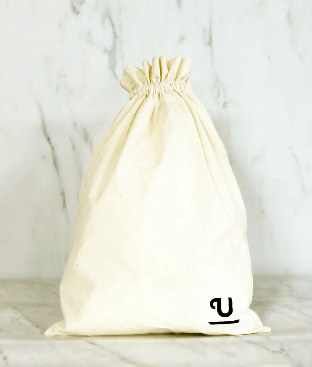 Natural Cotton Drawstring Bag, Union Branded