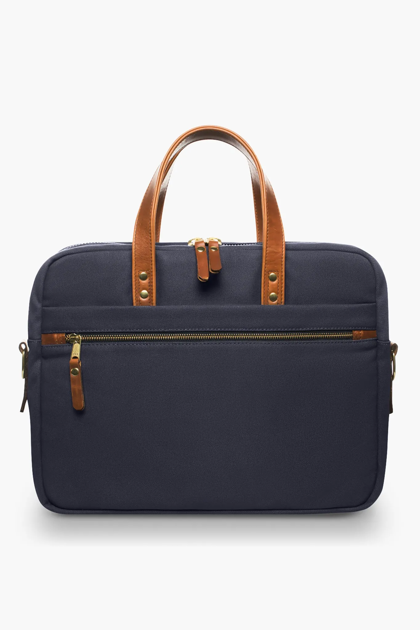 Navy Canvas Laptop Bag