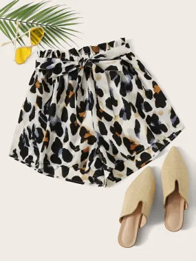 Nicosia Leopard Shorts