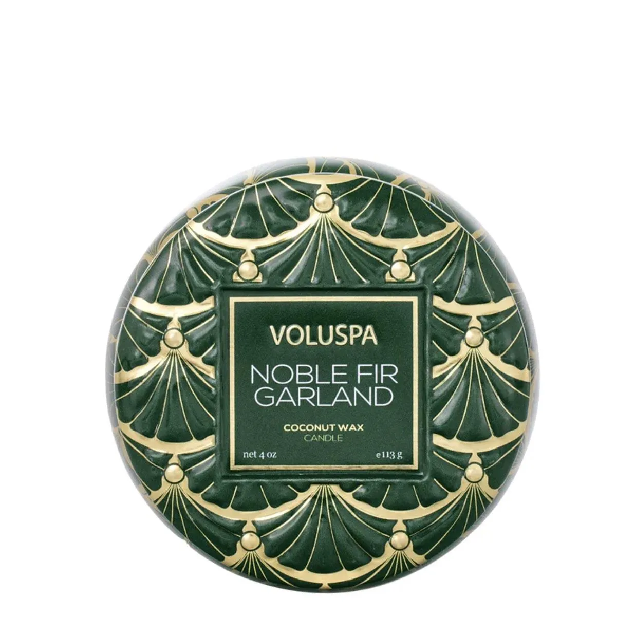 Noble Fir Garland Dec Tin