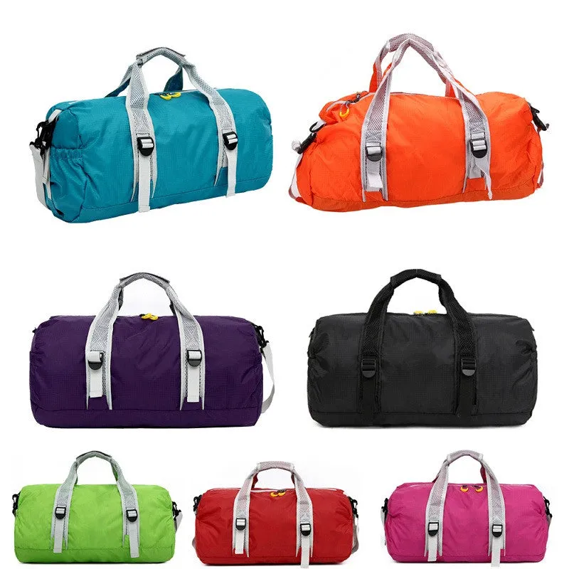 Nylon Waterproof Sports Duffel Bag - Various Colors