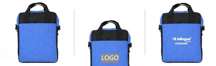 Office Document Bag With Carrying Handles And Shoulder Straps