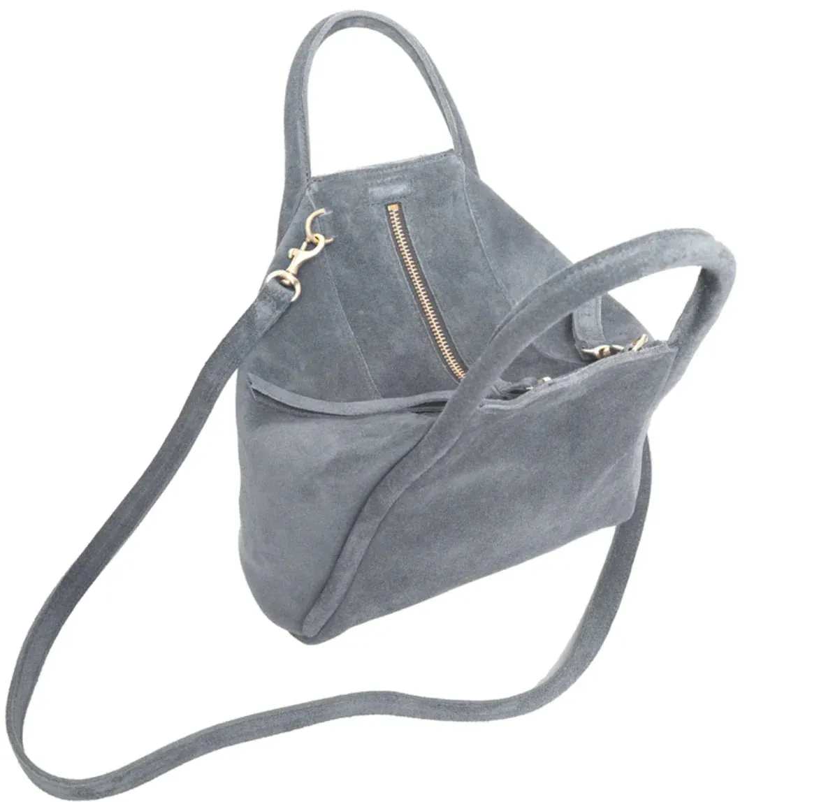 Oliveve Taya Top Handle Crossbody in Suede - Various Colors