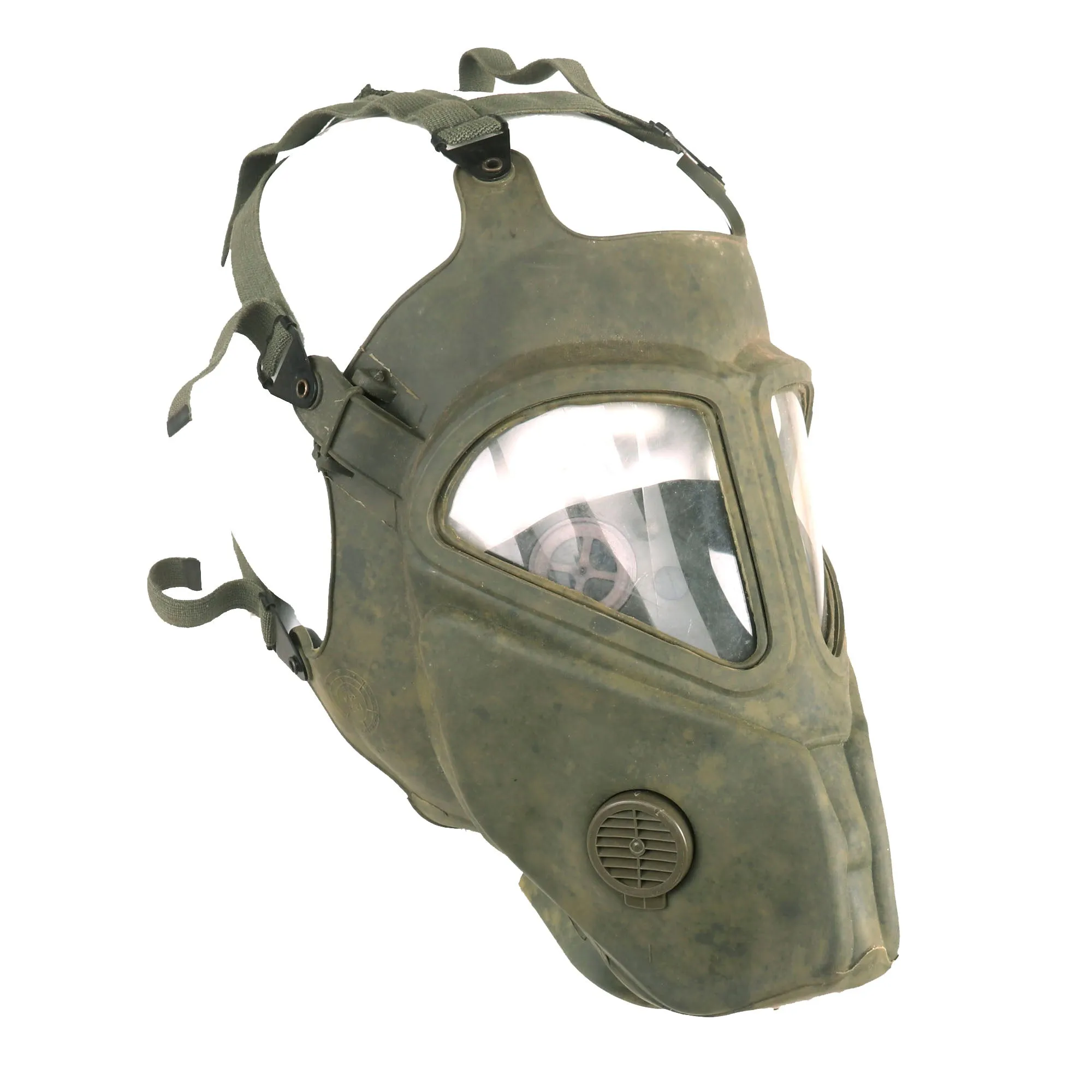 Original U.S. Vietnam War Era XM28E4 Grasshopper Riot Control Agent Gas Mask - 1969 Dated