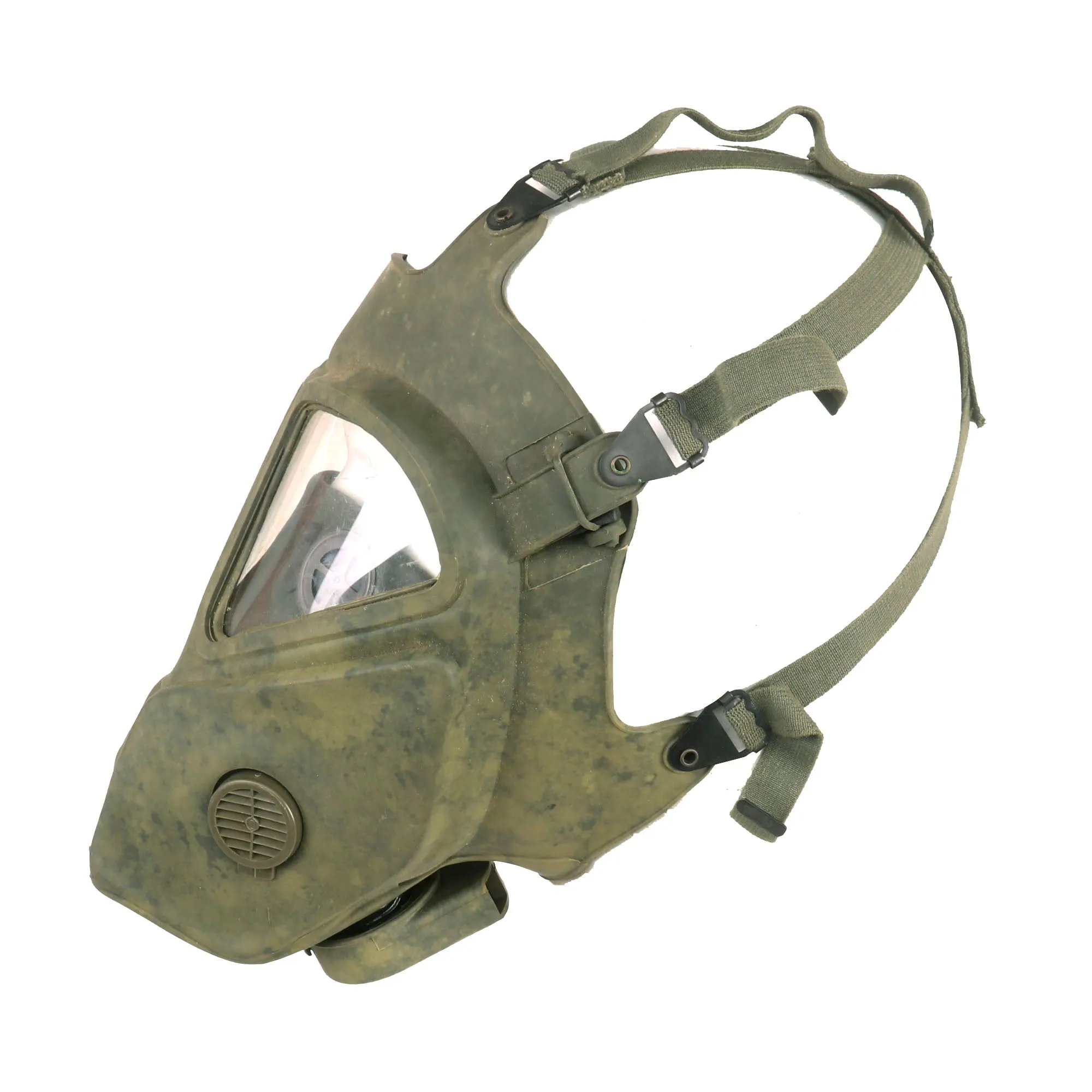 Original U.S. Vietnam War Era XM28E4 Grasshopper Riot Control Agent Gas Mask - 1969 Dated