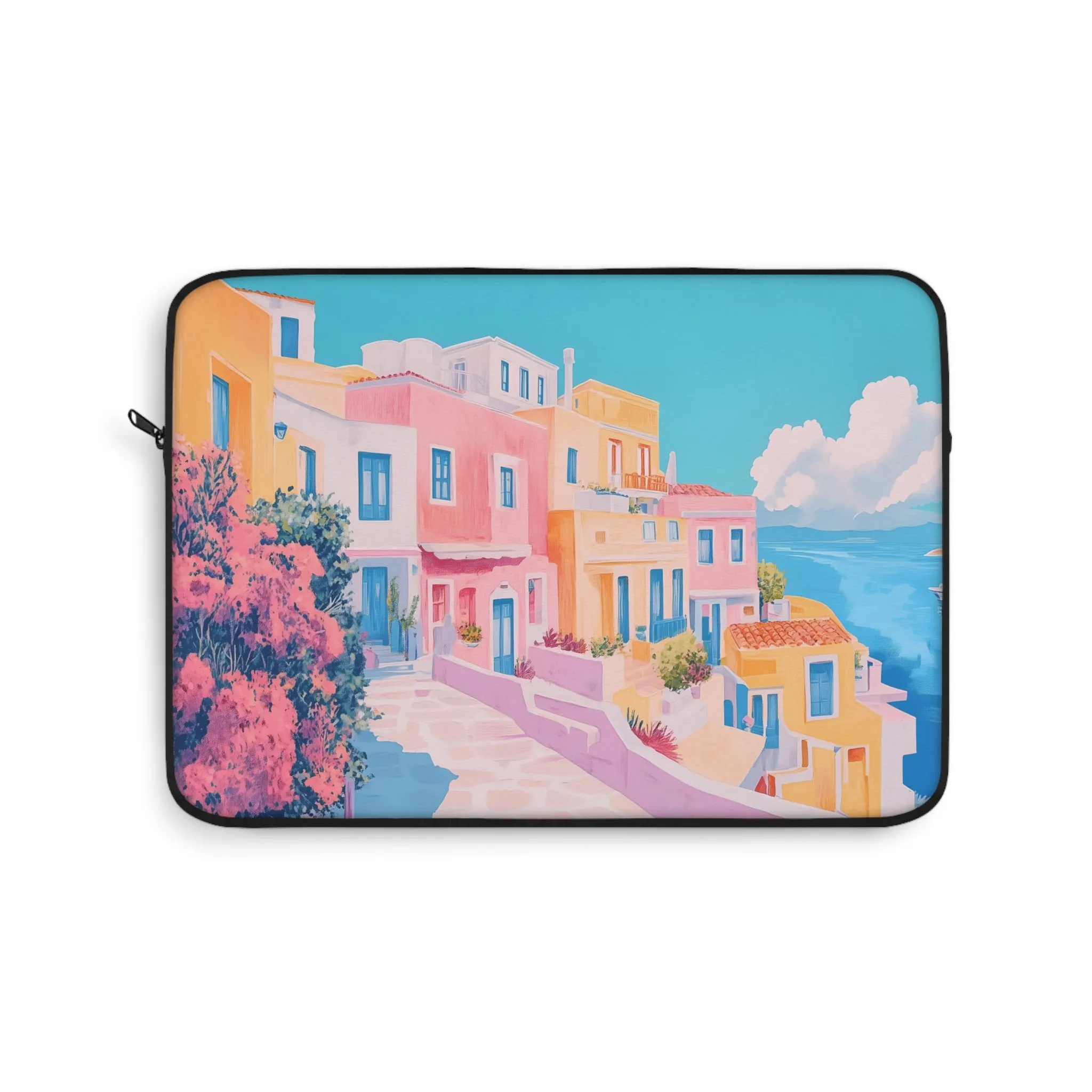 Pastel Landscape Print Laptop Sleeve