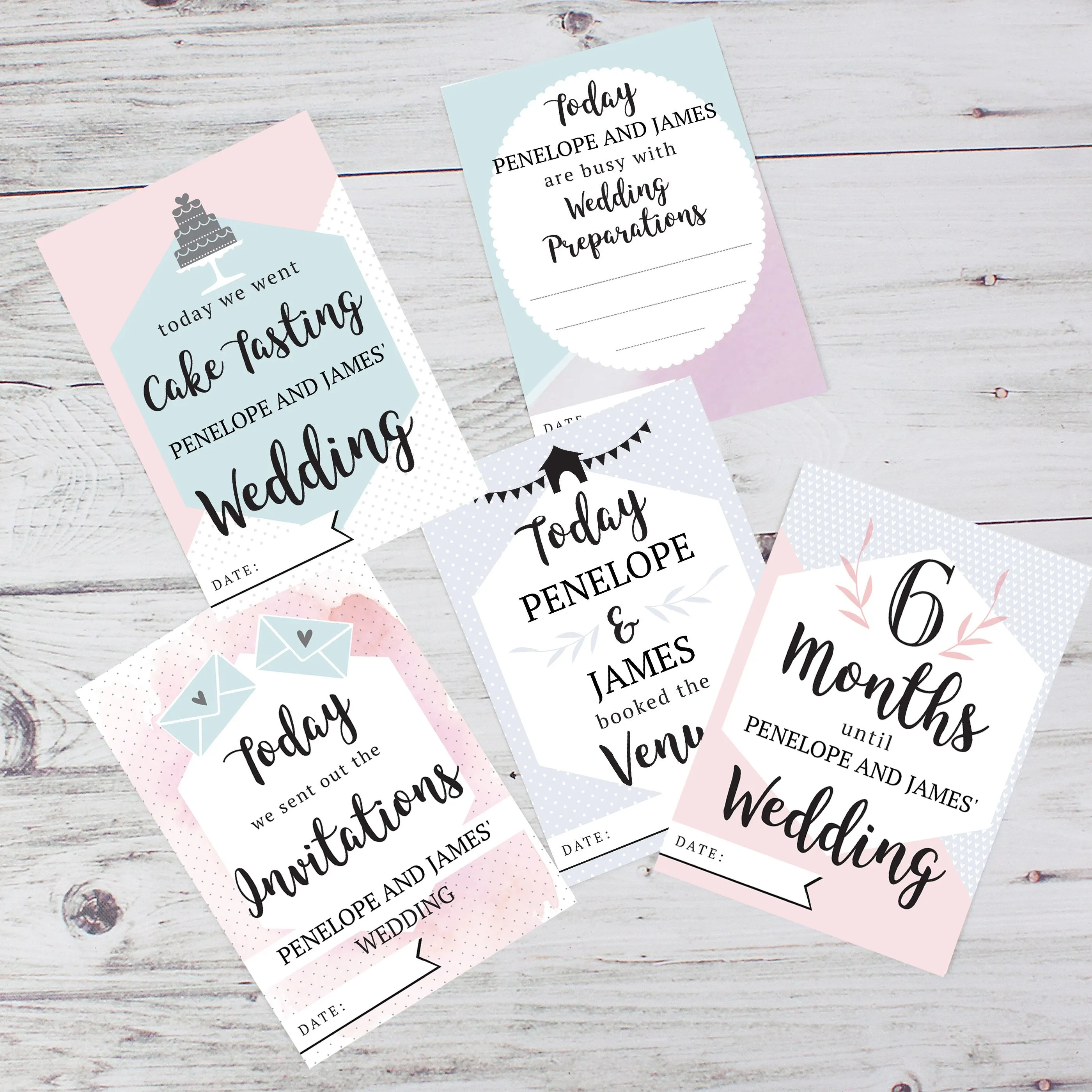 Personalised Wedding Cards For Milestone Moments