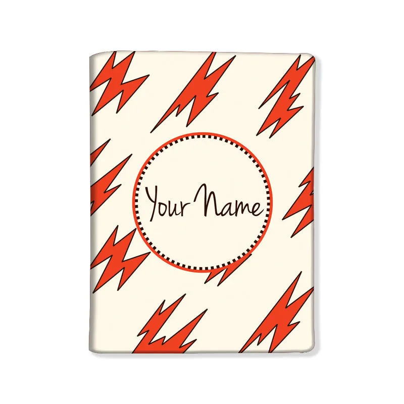 Personalized Passport Cover Travel Suitcase Tag - Lightning