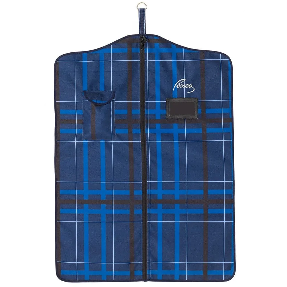 Pessoa 1200D Garment Bag Plaid Navy/Black