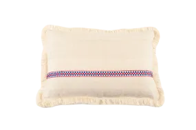 Pillow: Handwoven antique Hungarian hemp - P029