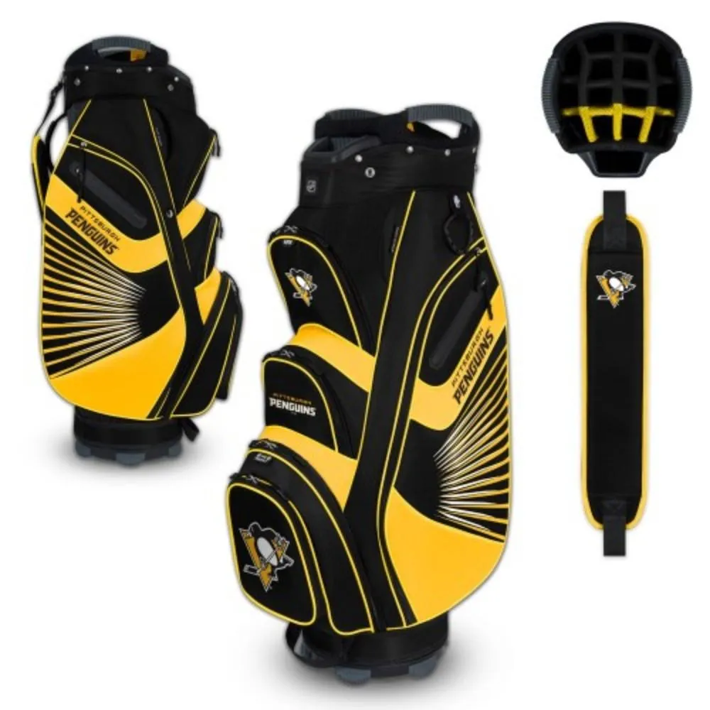 Pittsburgh Penguins WinCraft "The Bucket II" 14-Way Cooler Cart Golf Bag