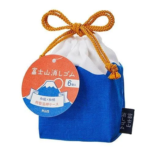 PLUS 36-591 Fun Eraser Creative Eraser Mount Fuji Eraser Fun Stationery Blue Mount Fuji