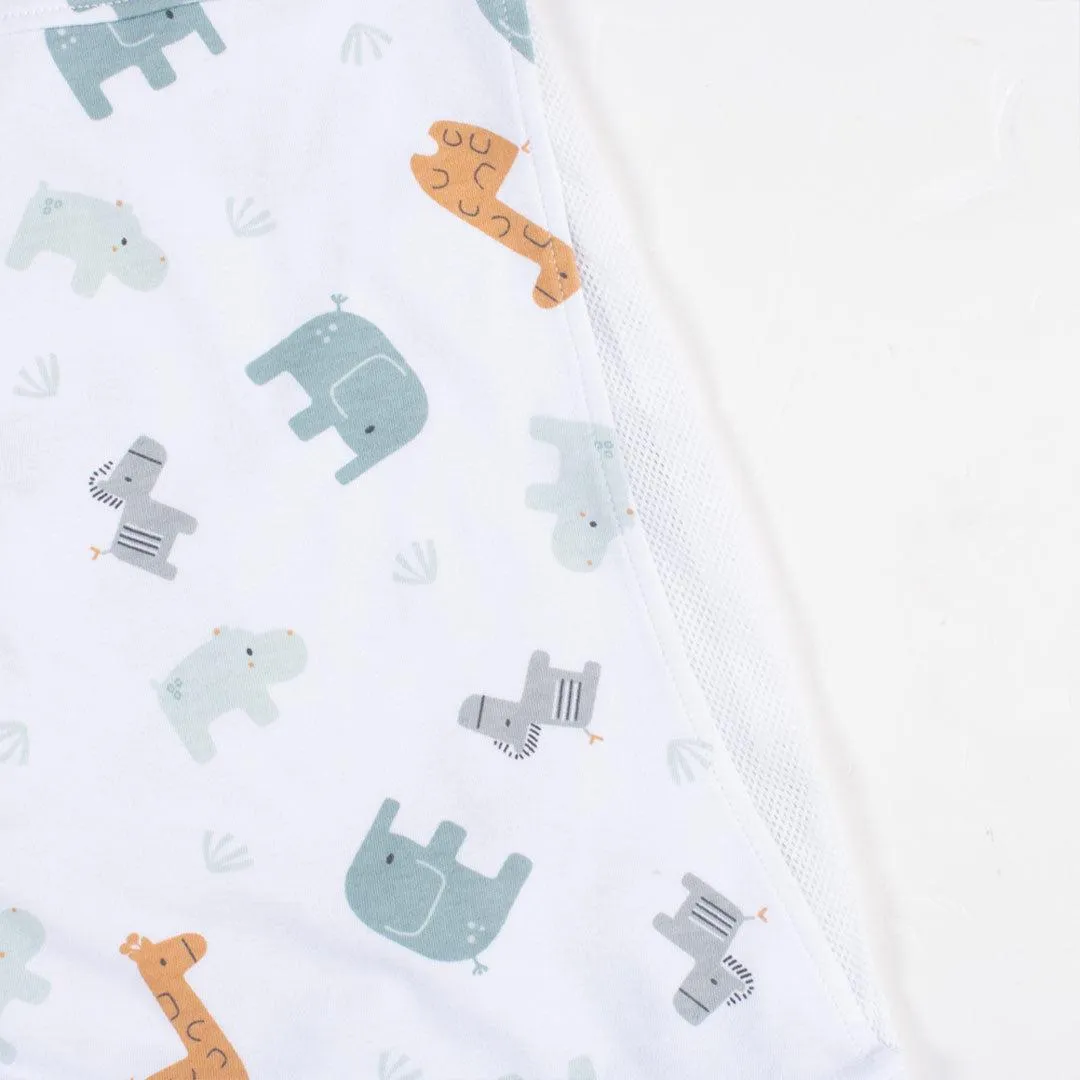 Purflo Cuddle To Sleep Bag - 0.5 Tog - Animal Safari