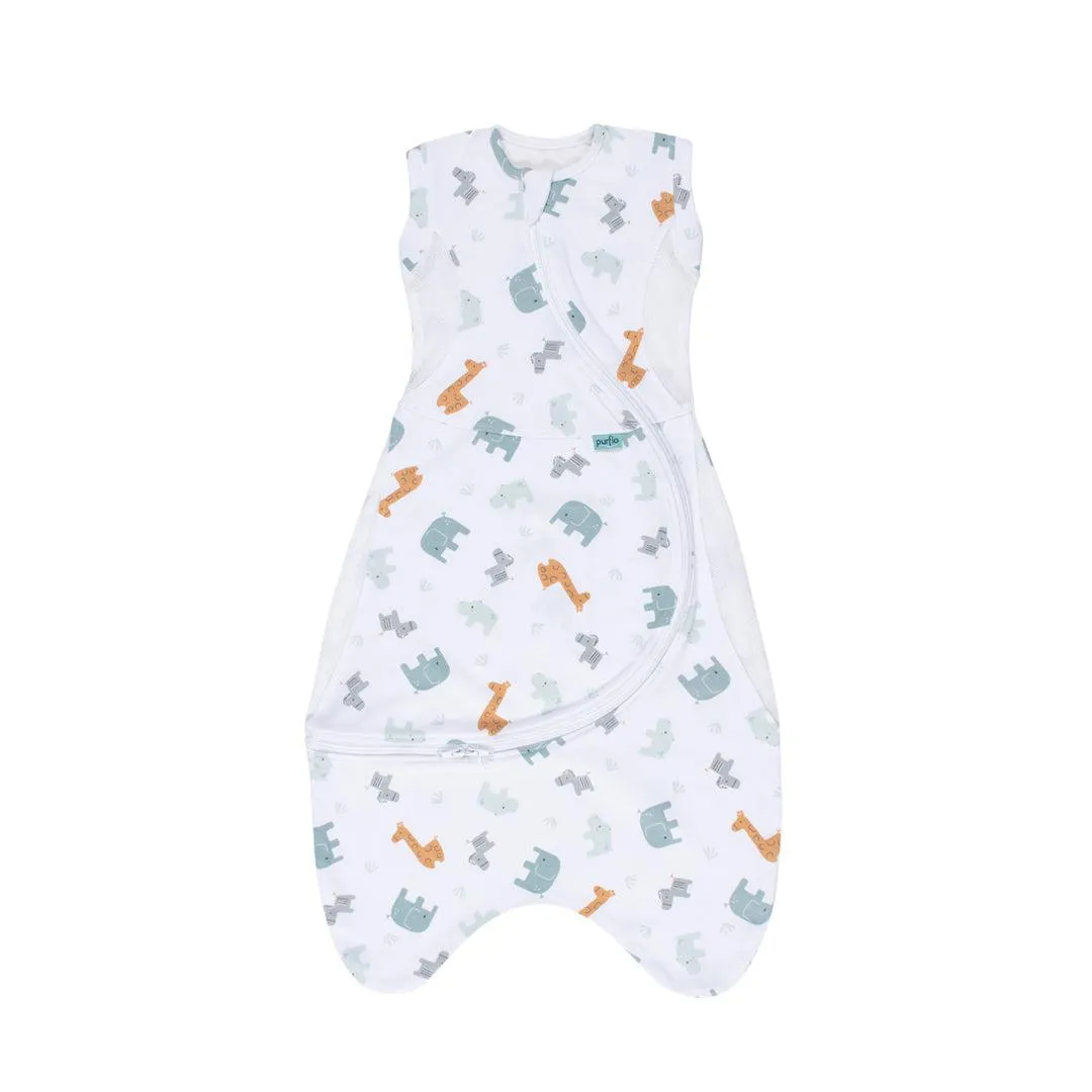 Purflo Cuddle To Sleep Bag - 0.5 Tog - Animal Safari