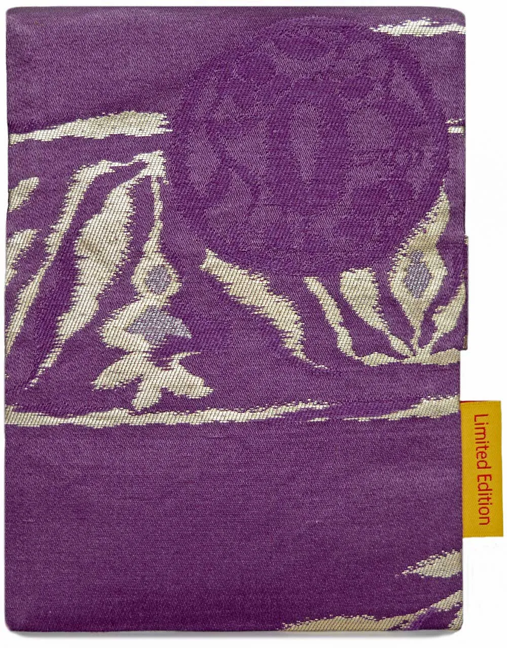 Purple with Metallics - Japanese vintage silk foldover pouch