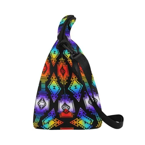 Rainbow Gathering Neoprene Lunch Bag/Large