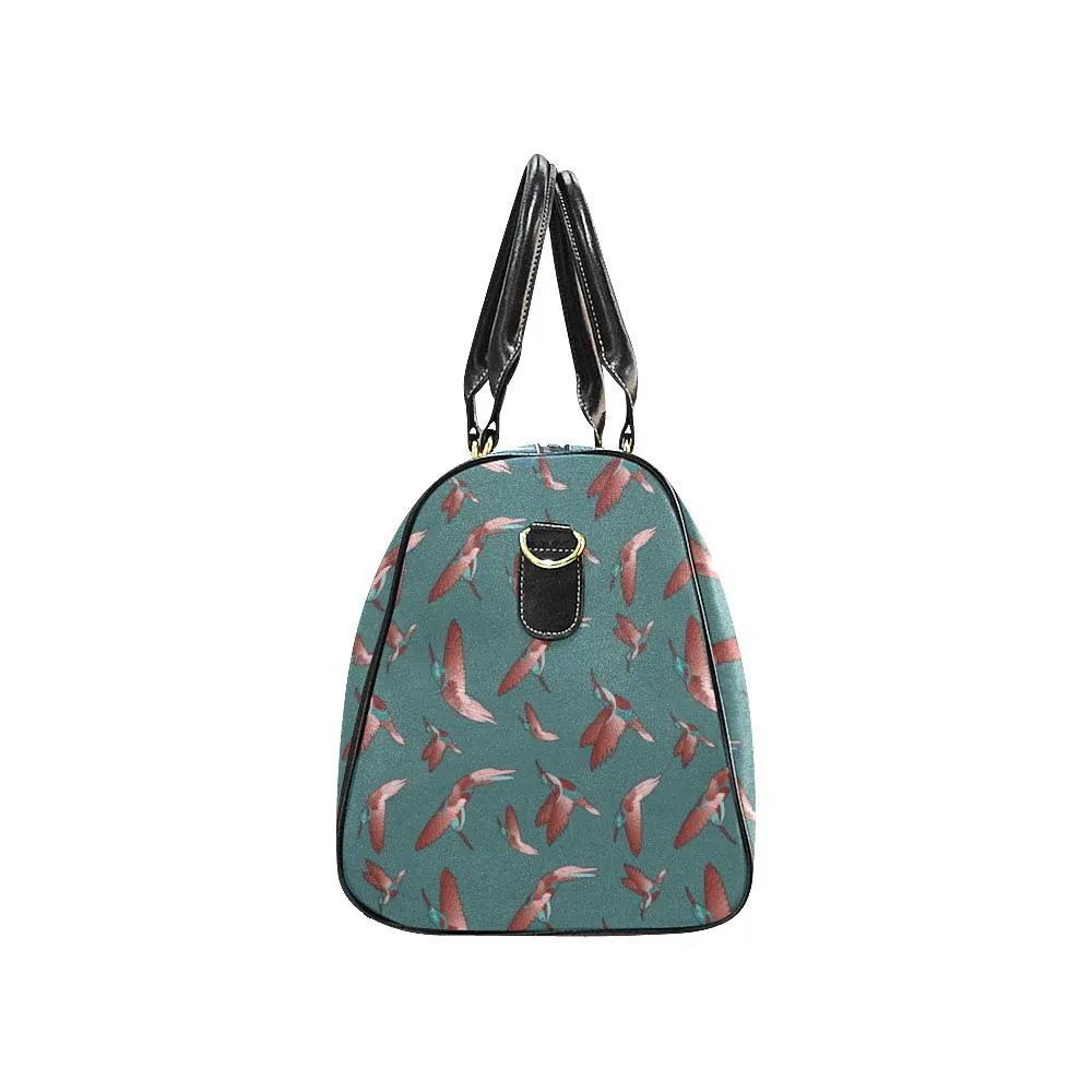 Red Swift Turquoise Waterproof Travel Bag