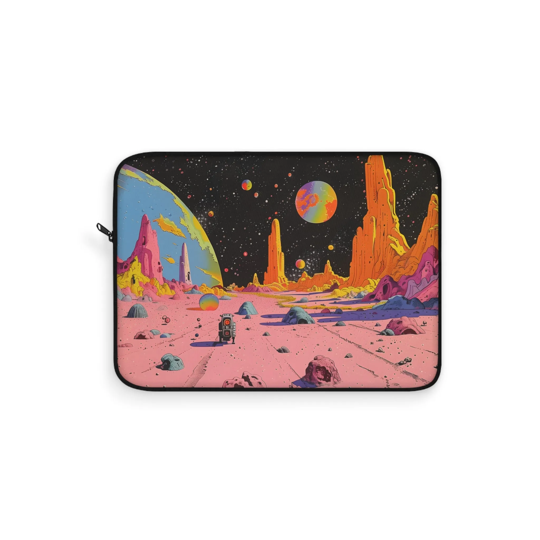 Retro Space Robo Laptop Sleeve