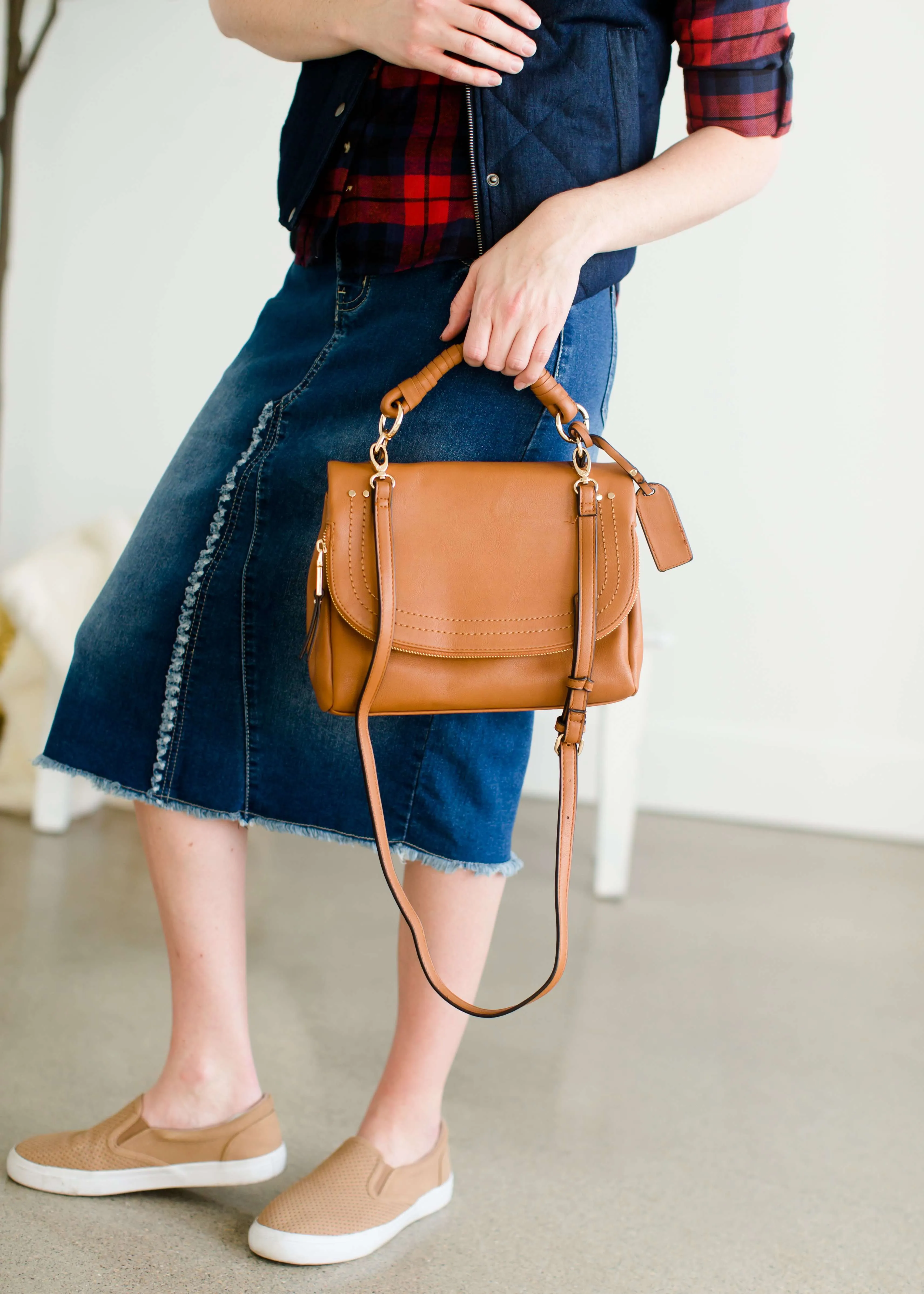 Rubie Faux Leather Crossbody