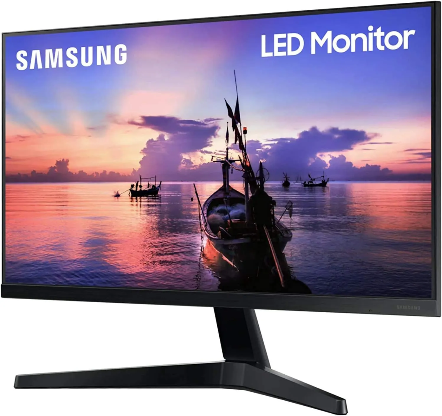 Samsung 27 Inch Full HD 75Hz LED Monitor with IPS panel and Borderless Design, Black, (LF27T350FHMXEG) BLACK